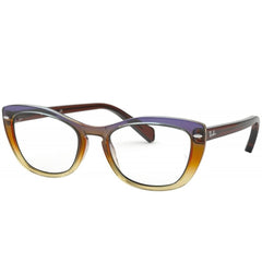Ray Ban Women's Eyeglasses - Tri Gradient Brown Violet Frame | RAY BAN 0RX5366 5836