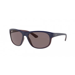 Ray Ban Women's Sunglasses - Violet Nylon Pillow Frame Green Lens | 0RB4351 65697N