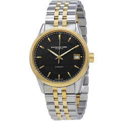 Raymond Weil Men's Automatic Watch - Freelancer Black Dial Bracelet | 2740-STP-20021