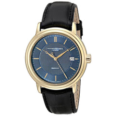 Raymond Weil Men's Automatic Watch - Maestro Blue Dial Black Strap | 2837-PC-50001