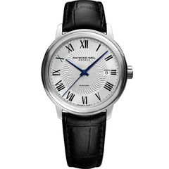 Raymond Weil Men's Strap Watch - Maestro Automatic Silver Dial | 2237-STC-00659