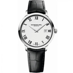 Raymond Weil Men's Strap Watch - Toccata Swiss Quartz Black Leather | 5488-STC-00300