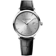 Raymond Weil Men's Watch - Toccata Silver Tone Dial Black Strap | 5484-STC-65001