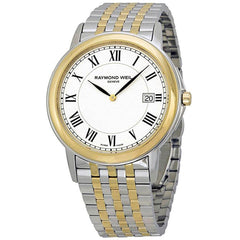 Raymond Weil Men's Watch Tradition Quartz White Dial Bracelet 5466-STP-00300