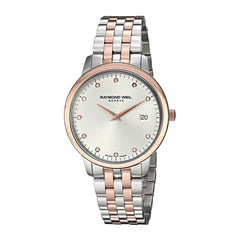 Raymond Weil Women's Diamond Watch - Toccata Silver Dial Two Tone | 5388-SP5-C6581