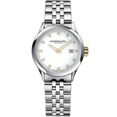 Raymond Weil Women's Quartz Watch - Freelancer MOP Dial Bracelet | 5660-STG-97081