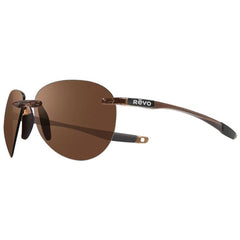 Revo Men's Sunglasses - Descend A Crystal Brown Lens Rimless Frame | 1169 02 BR