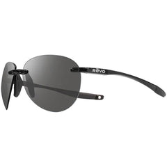 Revo Men's Sunglasses - Descend A Graphite Lens Black Rimless Frame | 1169 01 GY
