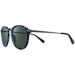 Revo Unisex Sunglasses - Python III Blue Horn Frame Smoky Green Lens | 1177 05 SG50