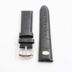 Riedenschild Unisex Black 20mm Genuine Leather Band