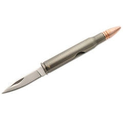 Rite Edge Bullet Knife - 30-06 Stainless Steel Blade with Nail Nick | SZ210849-1