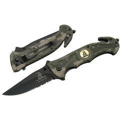 Rite Edge Folding Knife - Don't Tread On Me 5 inch Camouflage Handle | SZ300244-CM