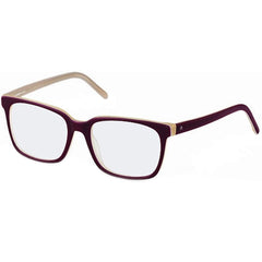 Rodenstock Men's Eyeglasses - Dark Red Layered Frame Square | R5305-C-55-18-145