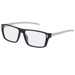Rodenstock Men's Eyeglasses - Demo Lens Black Frame Rectangular | R8010-A-59-15-155