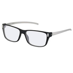 Rodenstock Men's Eyeglasses - Demo Lens Black Frame Rectangular | R8012-A-58-16-155