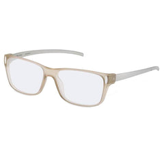 Rodenstock Men's Eyeglasses - Demo Lens Crystal Frame Rectangular | R8012-B-56-15-145