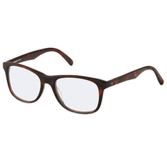 Rodenstock Men's Eyeglasses - Demo Lens Dark Havana Frame Square | R5302-B-53-17-145