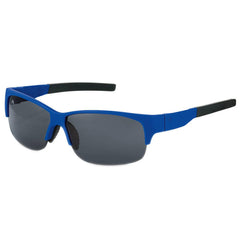 Rodenstock Unisex Sunglasses - Demo Lens Blue Frame Cat Eye | R3275-C-67-06-125