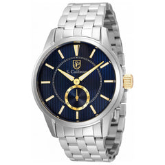 S. Coifman Men's Quartz Watch - Blue Dial Stainless Steel Bracelet | SC0509