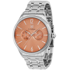 S. Coifman Men's Watch - Quartz Date Display Rose Gold Tone Dial Bracelet | SC0533