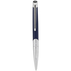 S.T. Dupont Ballpoint Pen - Defi Millenium Blue Lacquer Brass and Chrome | DP405736