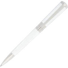 S.T. Dupont Ballpoint Pen - Liberte White Lacquer and Palladium Finish | DP465600