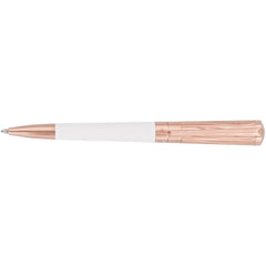 S.T. Dupont Ballpoint Pen - Liberte White Lacquer and Rose Gold Barrel | DP465398