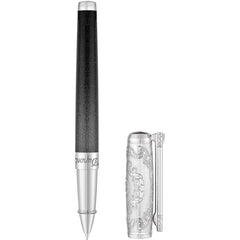 S.T. Dupont Ballpoint Pen - Line D Conquest of the Wild West Palladium Finish | 415065