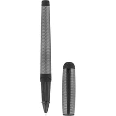 S.T. Dupont Rollerball Pen - Line D Firehead Guilloche Graphite/Black | DP412002L