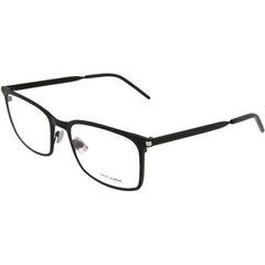 Saint Laurent Men's Eyeglasses - Black Metal Rectangular | SAINT LAURENT SL265 005