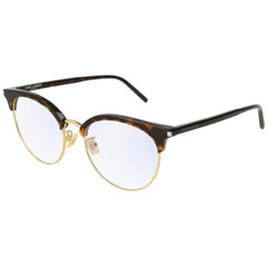 Saint Laurent Unisex Eyeglasses - Havana Plastic Cat Eye | SAINT LAURENT SL233F 003