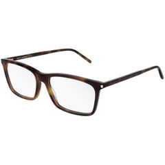 Saint Laurent Unisex Eyeglasses - Havana Rectangular Frame | SAINT LAURENT SL296 7