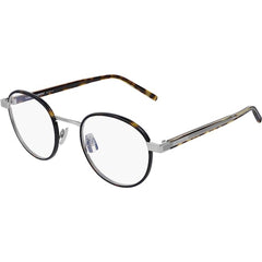 Saint Laurent Unisex Eyeglasses - Havana Round Full-Rim Frame | SAINT LAURENT SL125 5