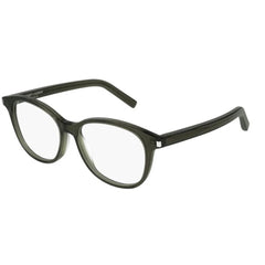Saint Laurent Unisex Eyeglasses - Shiny Dark Olive Frame | SAINT LAURENT CLASSIC9 006