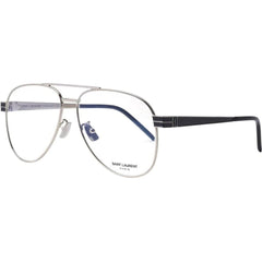 Saint Laurent Unisex Eyeglasses - Silver Aviator Frame | SAINT LAURENT SLM54 2