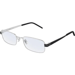 Saint Laurent Unisex Eyeglasses - Silver Rectangular Frame | SAINT LAURENT SLM50 2