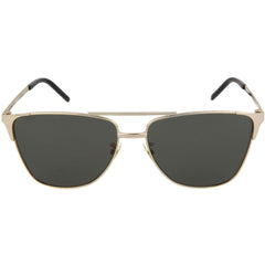 Saint Laurent Unisex Sunglasses - Grey Lens Gold Metal Frame | SAINT LAURENT SL280 5