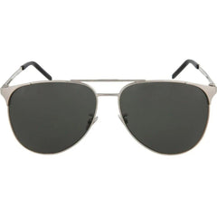 Saint Laurent Unisex Sunglasses - Grey Lens Silver Frame | SAINT LAURENT SL279 3