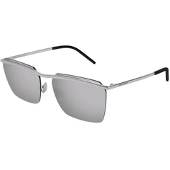 Saint Laurent Unisex Sunglasses - Silver Mirror Lens Frame | SAINT LAURENT SL243 5