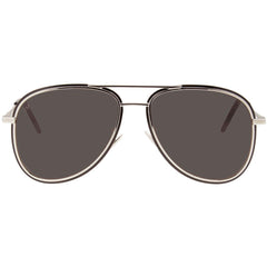 Saint Laurent Unisex Sunglasses - Silver/Black Metal Frame | SAINT LAURENT SL294 1