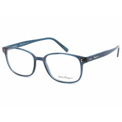 Salvatore Ferragamo Men's Eyeglasses - Blue Marble Rectangular Frame | SF2915 402