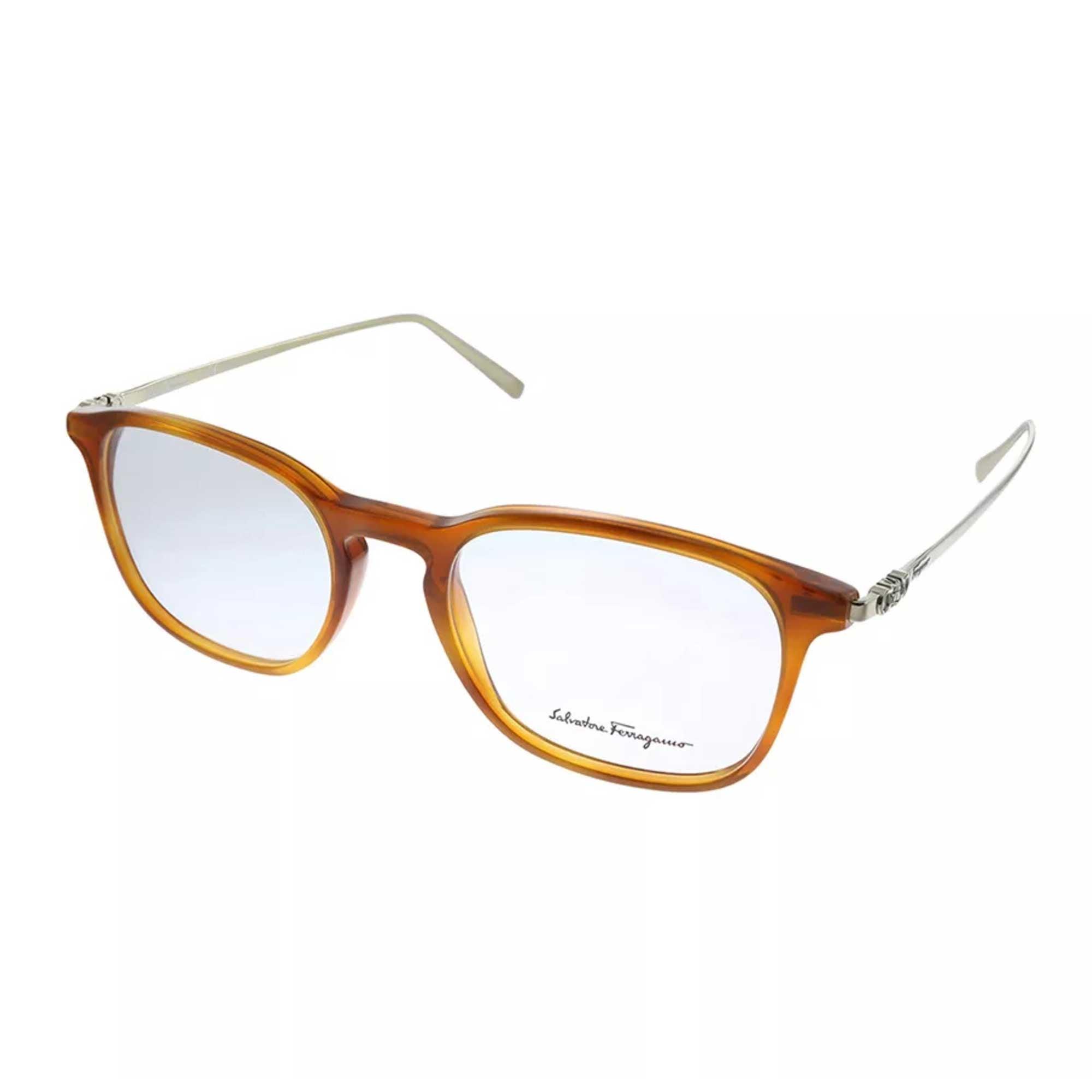 Salvatore Ferragamo Men's Eyeglasses - Lt Tort Frame | SALVATORE