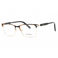 Salvatore Ferragamo Men's Eyeglasses - Shiny Gold/Tortoise Metal Frame | SF2179 723