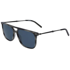 Salvatore Ferragamo Men's Sunglasses - Blue Lens Striped Grey Frame | SF966S 003