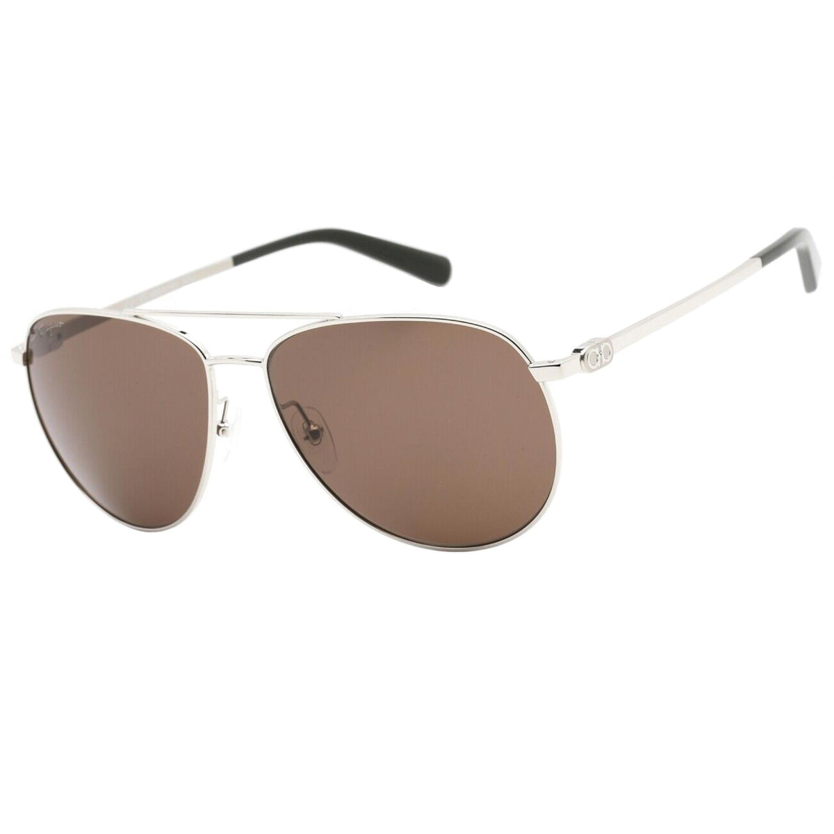 Salvatore Ferragamo Unisex Sunglasses - Brown Polarized Lens 