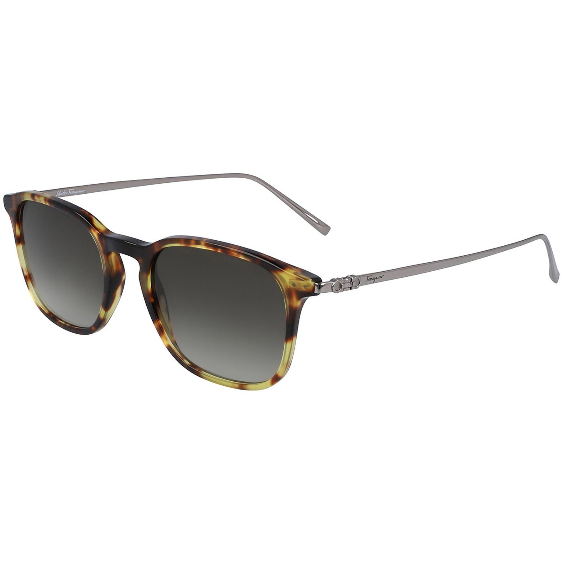 Salvatore Ferragamo Unisex Sunglasses - Dark Tortoise Square  display picture 2