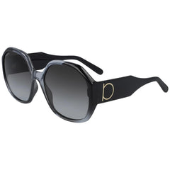 Salvatore Ferragamo Unisex Sunglasses - Grey Gradient Lens Butterfly | SF943S 007