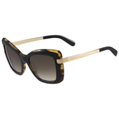 Salvatore Ferragamo Unisex Sunglasses - Grey Gradient Lens Cat Eye Frame | SF814S 006