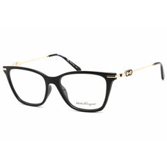 Salvatore Ferragamo Women's Eyeglasses - Black Plastic Frame Demo Lens | SF2891 001