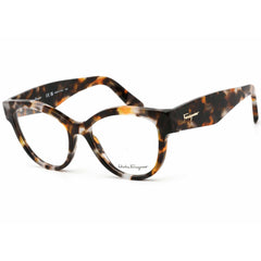 Salvatore Ferragamo Women's Eyeglasses - Brown/Grey/Ochre Tortoise Frame | SF2934 245